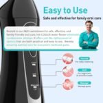 COSLUS ADA Accepted C20 Water Dental Flosser Teeth Pick, 300ML Larger Tank Black Professional Set