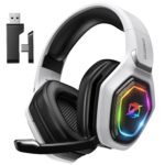 Ozeino Wireless Gaming Headset for PS5, PC, Switch| Lossless Audio-40H Batt
