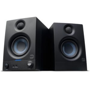 PreSonus Eris 3.5 Powered Studio Monitors, Pair — 3.5” Active Near 3.5" Black