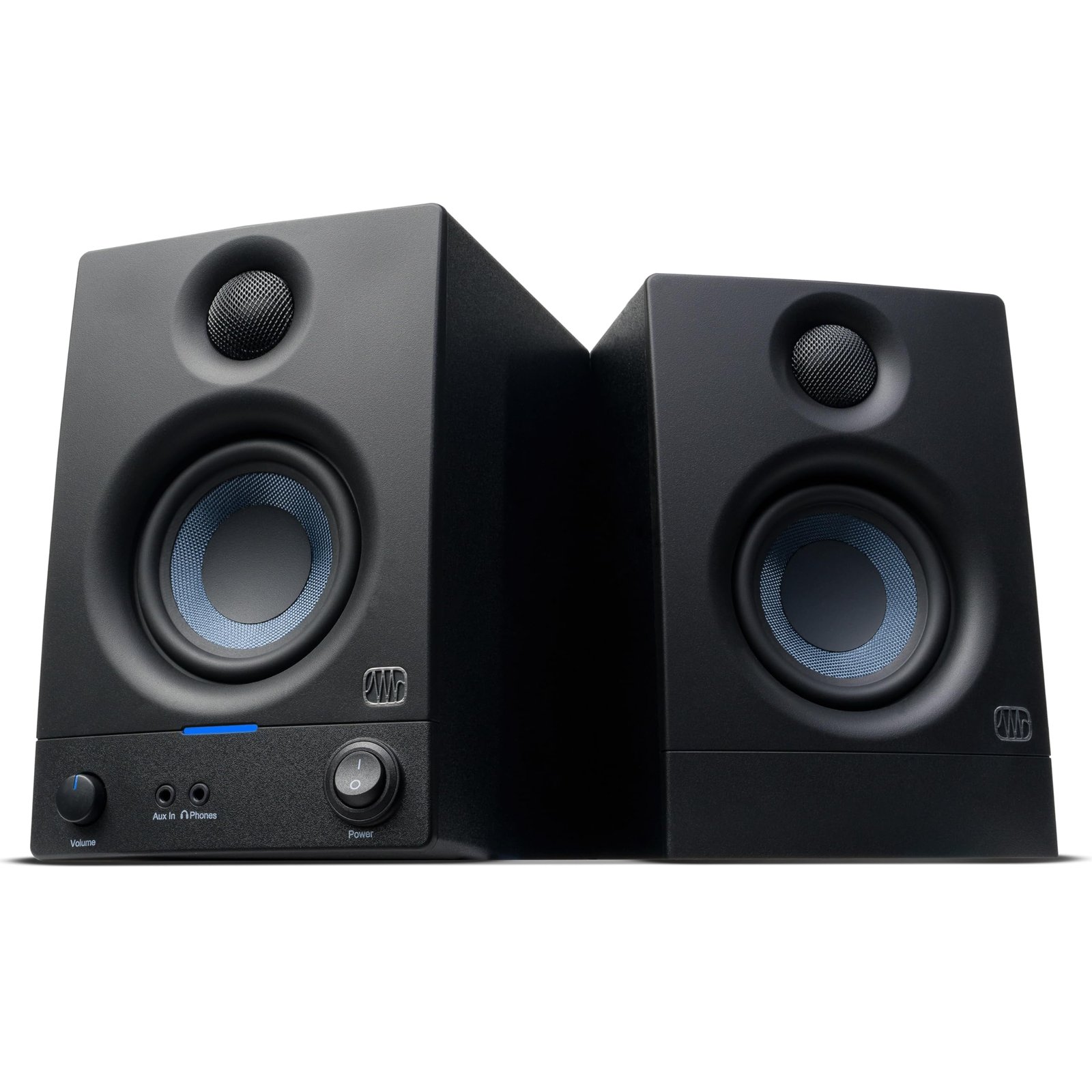 PreSonus Eris 3.5 Powered Studio Monitors, Pair — 3.5” Active Near 3.5" Black