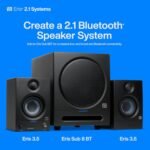PreSonus Eris 3.5 Powered Studio Monitors, Pair — 3.5” Active Near 3.5" Black