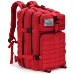 Military Tactical Backpack 45L Men Women Bug Out Bag Molle Large Hiking Bag 45l Red