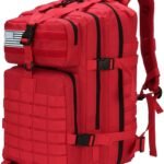 Military Tactical Backpack 45L Men Women Bug Out Bag Molle Large Hiking Bag 45l Red