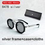 Hand Made Nd-400 9 Gears Round Polarized Adjustable Dimming Men Sunglasses women Filter Diving Fishing Sunglasses78 C2 49 Millimeters
