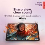 Lenovo Idea Tab - College Tablet - 11″ 2.5K IPS Touchscreen Display - 90Hz - MediaTek Dimensity 6300-8 GB Memory - 256 GB Storage - Integrated Arm Mali-G57 MC2 - Tab Pen and Folio Case Idea Tab 11"