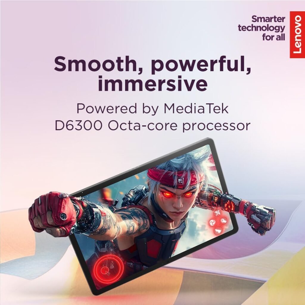 Lenovo Idea Tab - College Tablet - 11″ 2.5K IPS Touchscreen Display - 90Hz - MediaTek Dimensity 6300-8 GB Memory - 256 GB Storage - Integrated Arm Mali-G57 MC2 - Tab Pen and Folio Case Idea Tab 11"