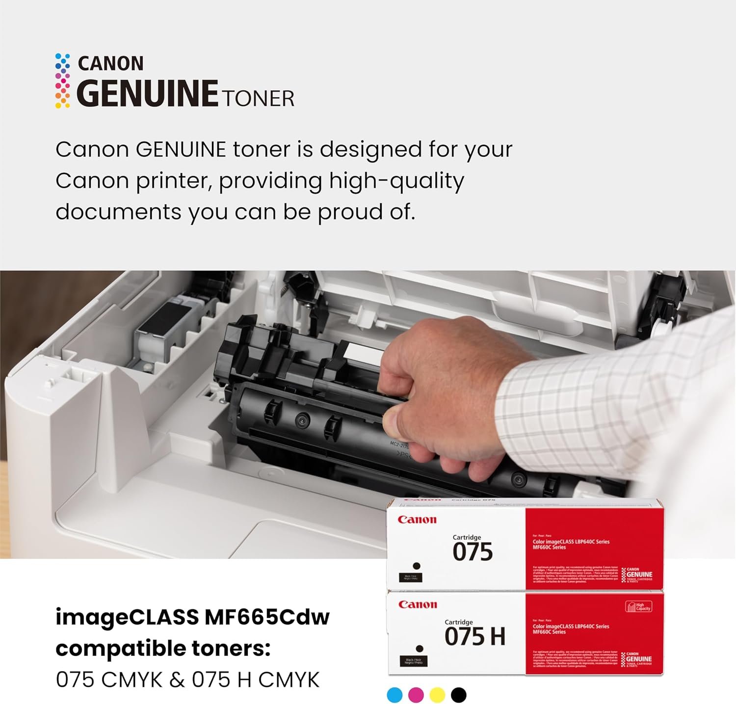 Canon Color imageCLASS MF665Cdw - Wireless, All-in-One Duplex Laser Printer New Model