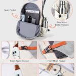 15L Small Hiking Backpack, Lightweight Foldable Daypack for Women Beige 15L