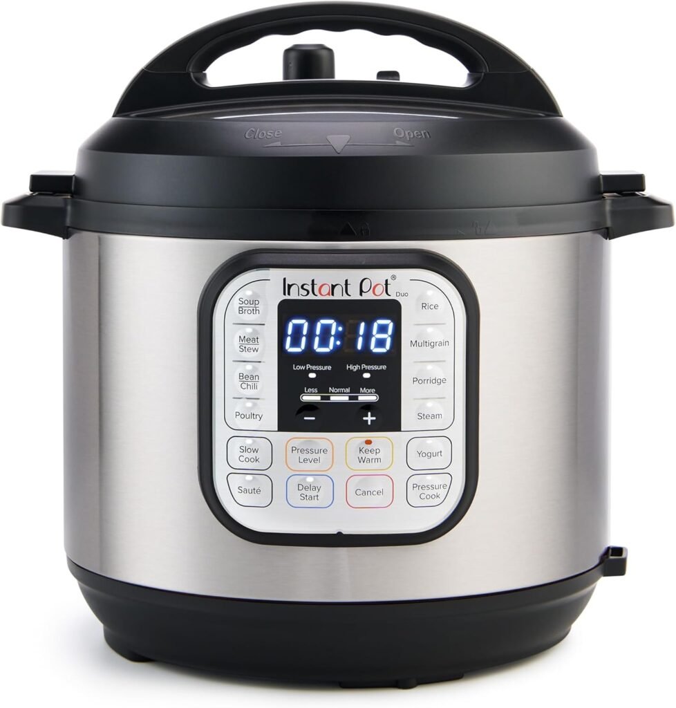 Instant Pot Duo de seis cuartos en acero inoxidable