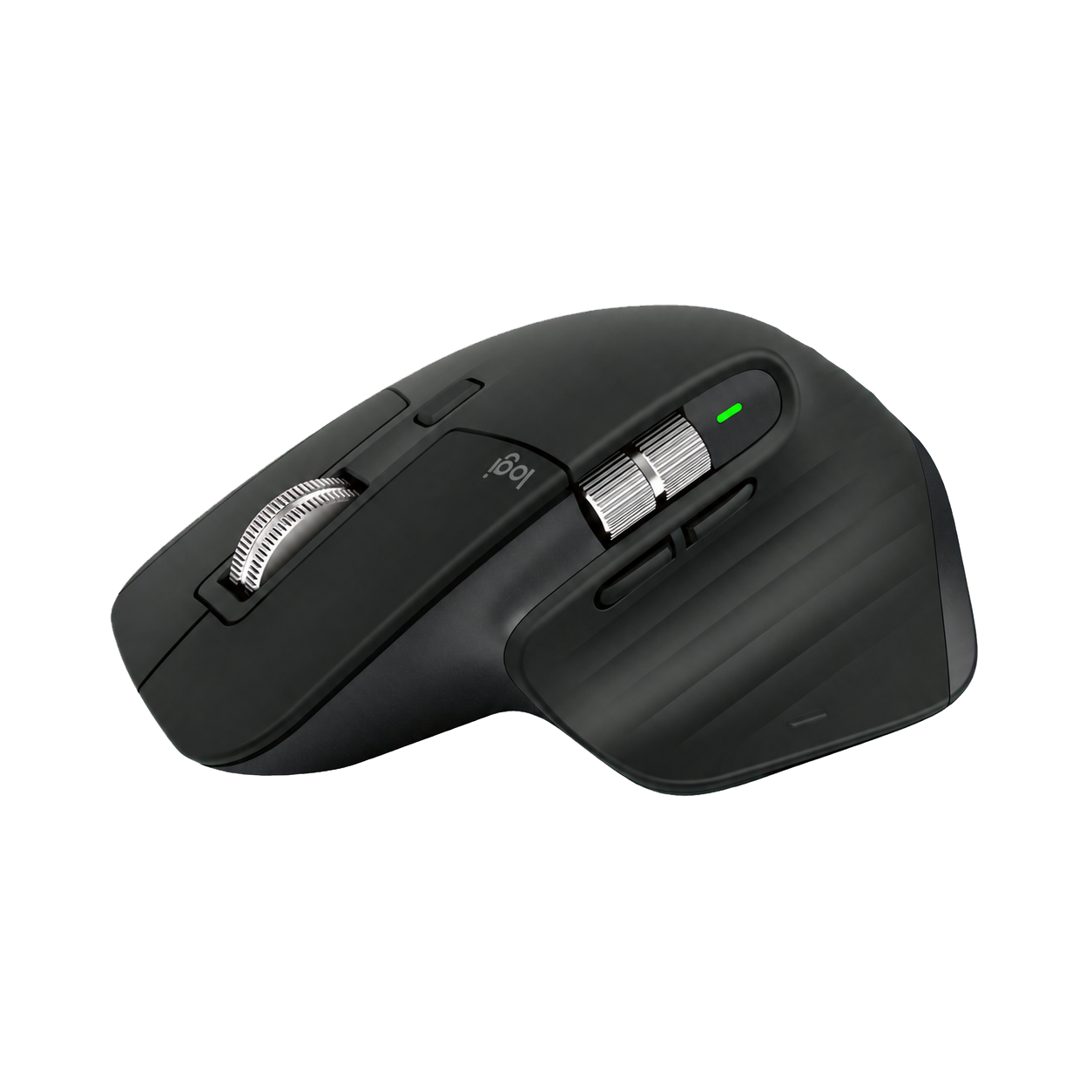 Logitech MX Master 3S mouse on a transparent background