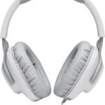 JBL Quantum 100 Wired Over-Ear Gaming Headset with Boom Mic, Multi-Platform Compatible, White White All platforms
