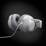 JBL Quantum 100 Wired Over-Ear Gaming Headset with Boom Mic, Multi-Platform Compatible, White White All platforms