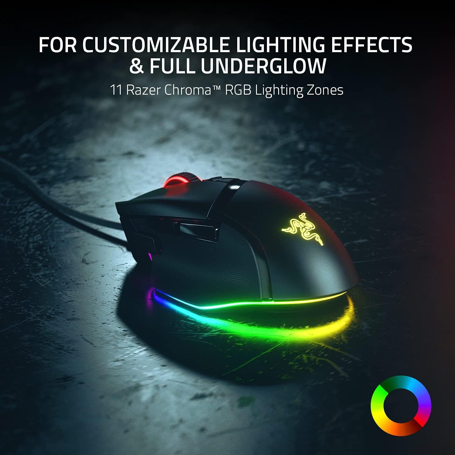 Razer Basilisk V3 - Ergonomic Wired Gaming Mouse for Gaming Black Basilisk V3 Standard