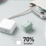Anker Nano Phone Charger, 30W Portble and Foldable USB C GaN Charger (White) white 1 pack
