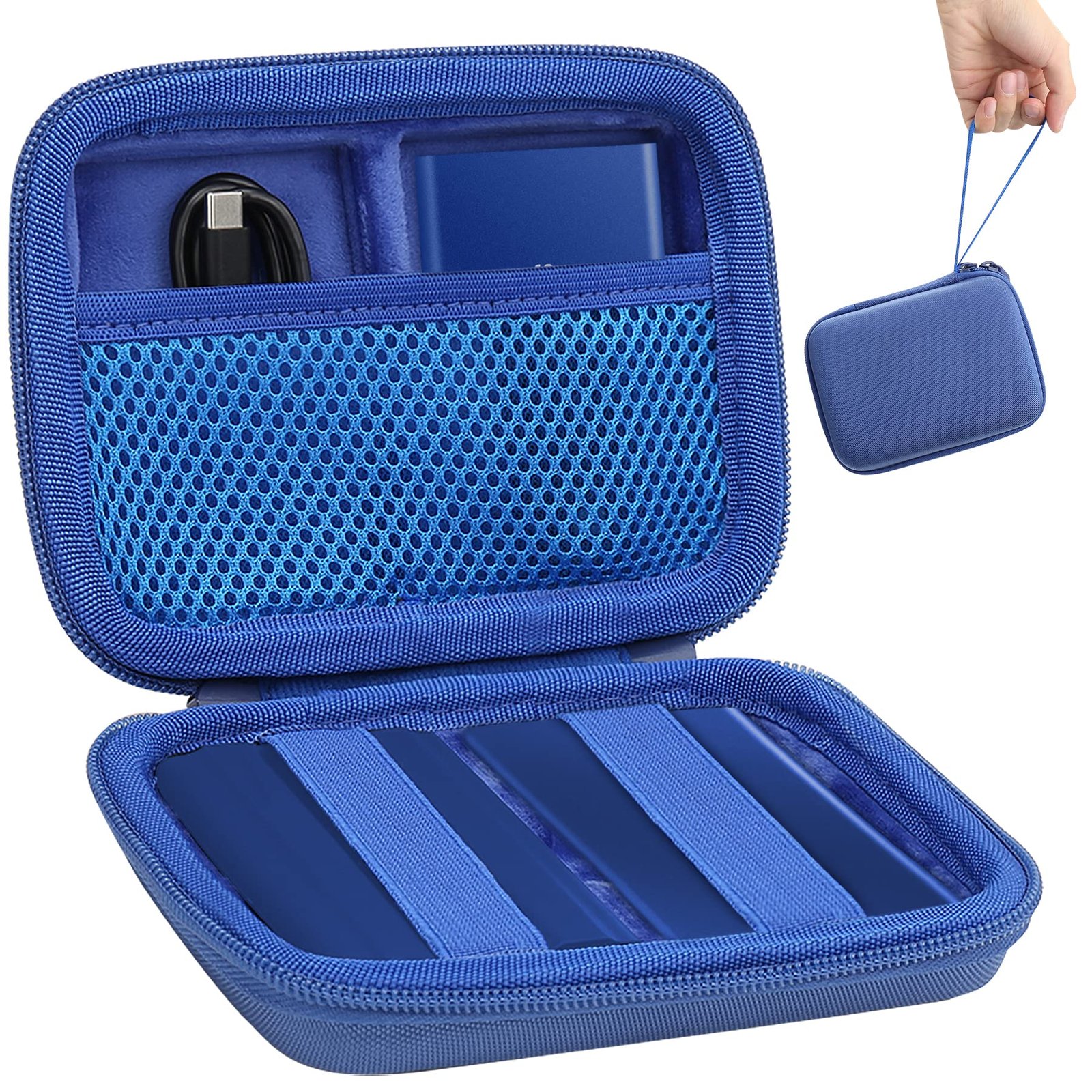 Aenllosi Hard Case for Samsung T9/T7 Touch/T7 Shield SSD, Blue
