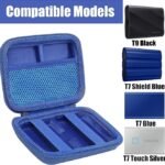 Aenllosi Hard Case for Samsung T9/T7 Touch/T7 Shield SSD, Blue