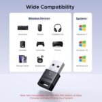 UGREEN USB Bluetooth Adapter for PC Bluetooth 6.0 Dongle Receiver